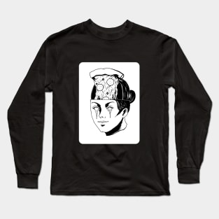 Creepy Pizza Long Sleeve T-Shirt